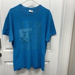 Legoland Florida T Shirt Surf Club 2011 Blue Large